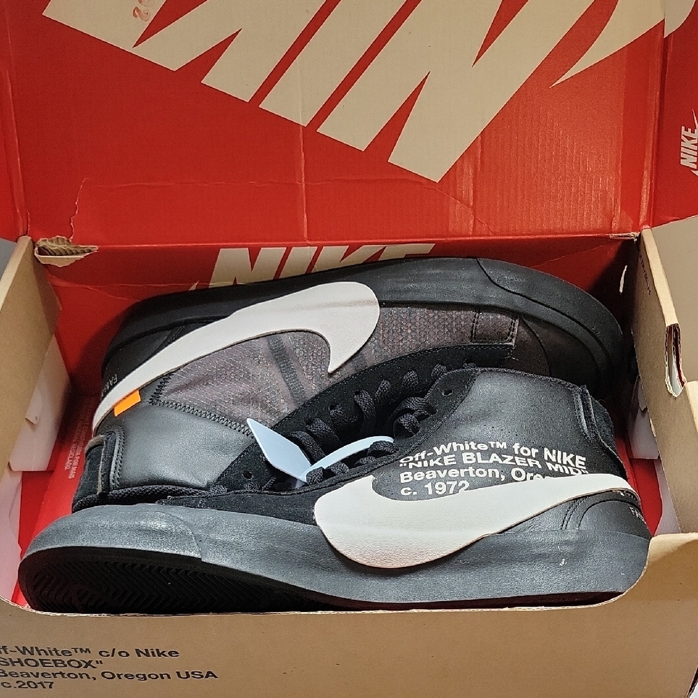 Nike Black and White Blazer Sneakers